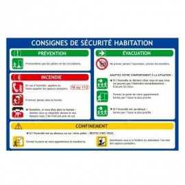 Consignes de sécurité spéciale Habitation