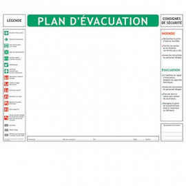 Lot de 10 fonds pour plans d\'évacuation