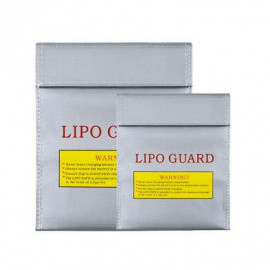 LEORX preuve de feu sécurité Garde Sac Sac Protecteur Sac Étui pour batterie Lipo RC Li-Po   18 x 23 cm 