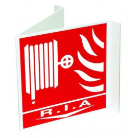 Signalétique double face pour RIA