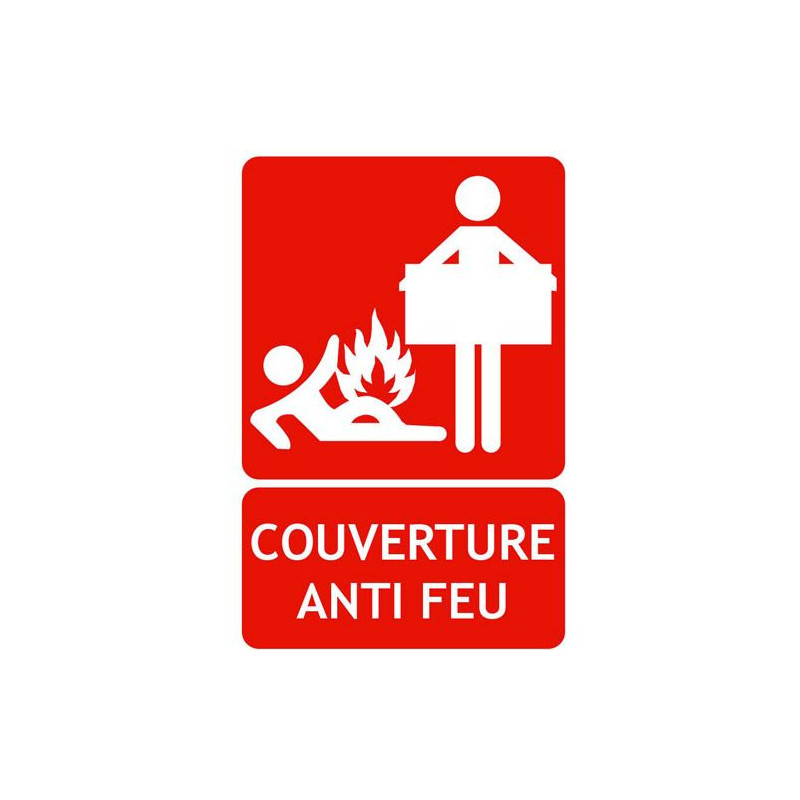 Panneau signalisation couverture anti-feu