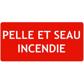 Signalétique pelle et seau incendie