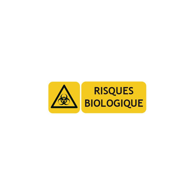 Panneaux de danger risques biologique