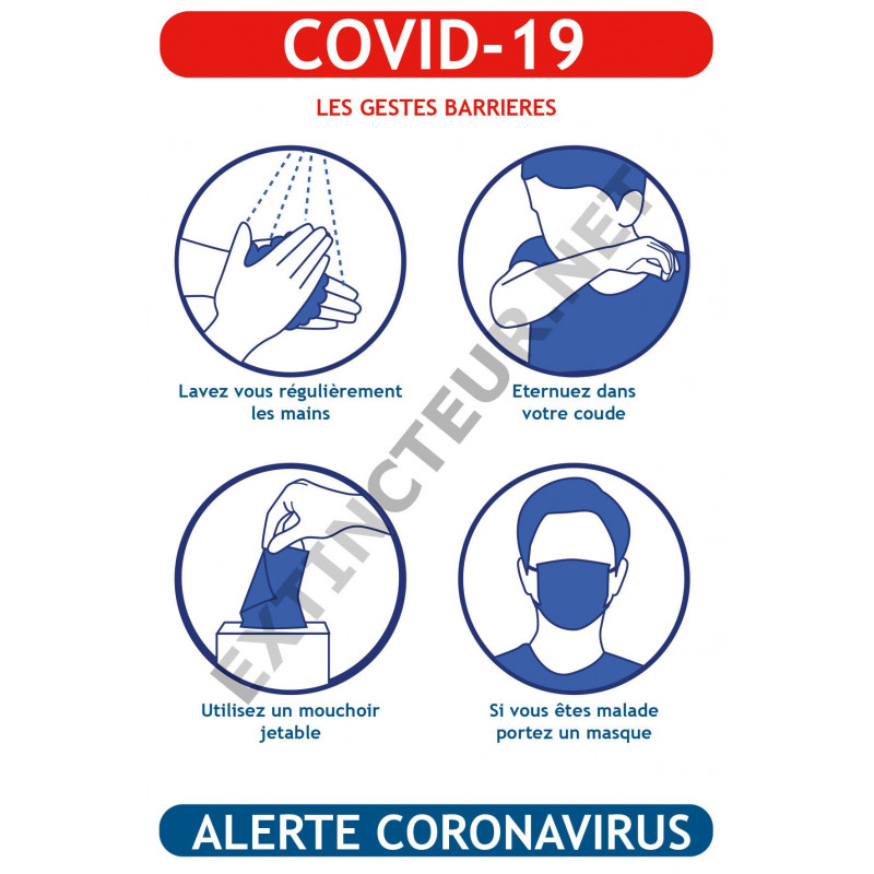 Consigne COVID-19 les gestes barrières