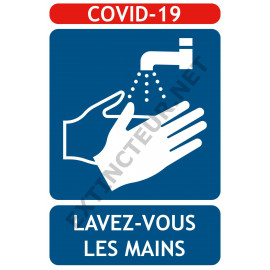 Panneaux d'obligation lavez vous les mains après la pause