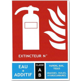 Signalétique extincteur eau