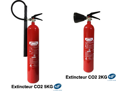 Extincteur poudre 2kg ABC à pression auxiliaire Desautel - NF