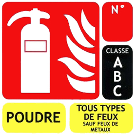 FSS UK Extincteur à poudre pour incendies de classes A, B et C 2